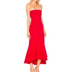 REVOLVE Lovers + Friends Dillion Midi in Poppy